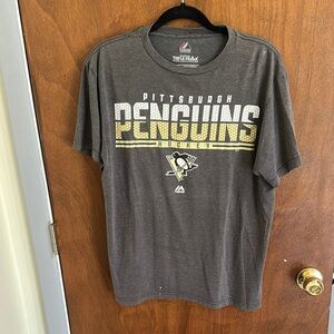 Majestic Pittsburgh Penguins Charcoal Tee
